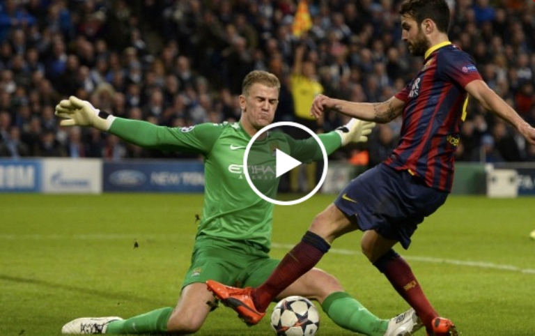فيديو: برشلونة -مانشيستر سيتي 2-0