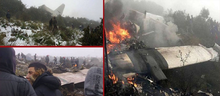 بالفيديو: تفاصيل تحطم الطائرة الجزائرية