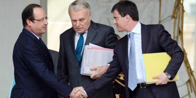 استقالة الحكومة الفرنسية وأنباء عن تعيين فالس رئيسا للوزراء
