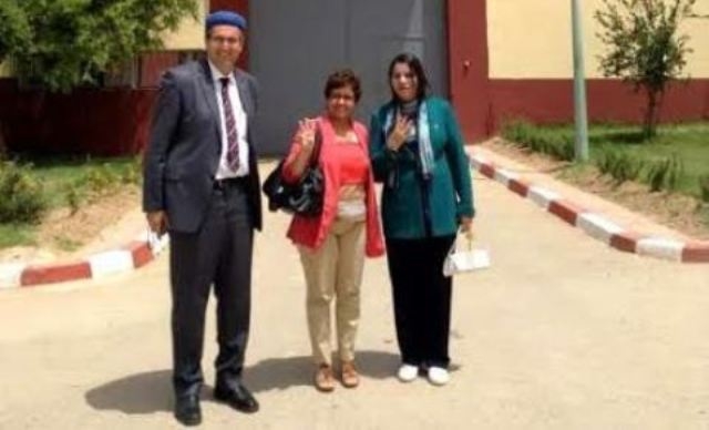 نشطاء يقومون  بزيارة للمعتقلين الأمازيغ