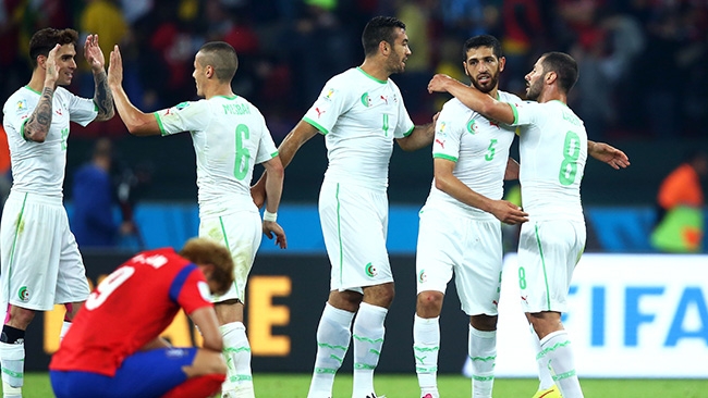 المنتخب الجزائري في المركز 14 عالميا