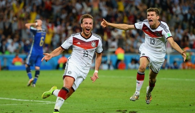 هدف ألمانيا على الأرجنتين