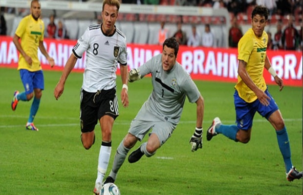 مباراة نارية بين البرازيل وألمانيا في نصف النهائي