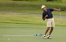 أوباما قضى 20 عطلة ولعب 186 مباراة للجولف