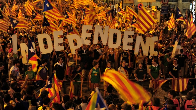 كاتالونيا تريد استفتاء حول الاستقلال عن إسبانيا