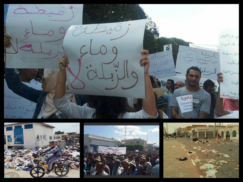 أهالي مدينة جربة التونسية يعلنون إضرابا عاما بسبب تلوث البيئة