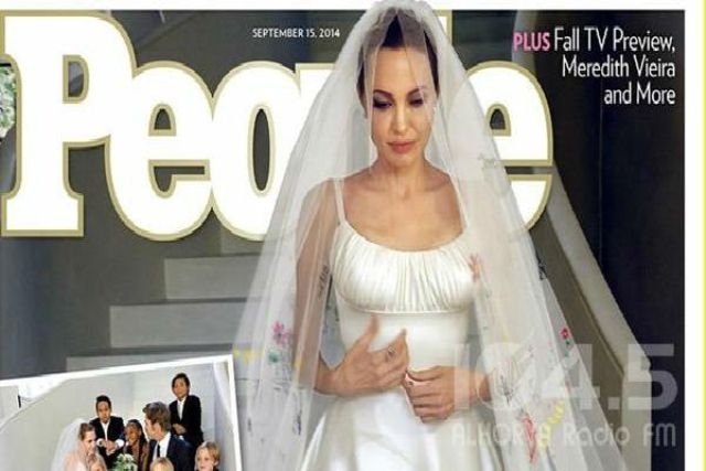 أنجلينا جولى وبراد يبعان صور زفافهم ب 5 ملايين دولار