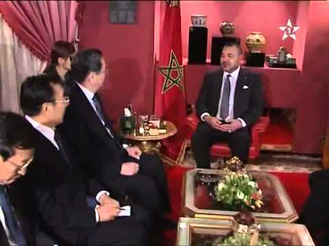 العاهل المغربي  يستقبل  رئيس لجنة المؤتمر الاستشاري اللشعب الصيني 