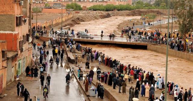تساقطات مطرية غزيرة بلغت 230 ملم في عدة مناطق بجنوب المغرب