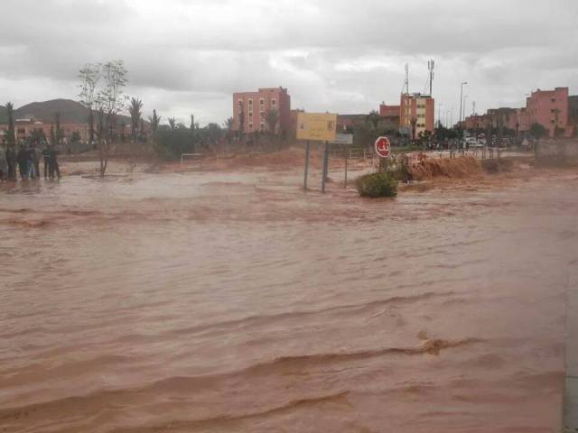 تساقطات مطرية استثنائية تتسبب في خسائر مادية في إقليم كلميم