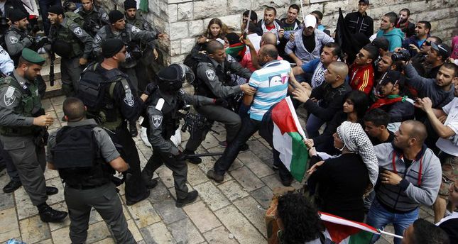 مواجهات بالضفة الغربية بين فلسطينيين وجيش الاحتلال