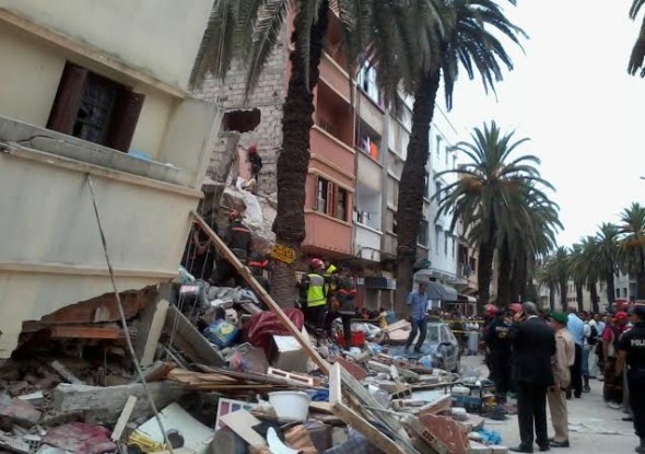 4 قتلى في انهيار أربع منازل بمدينتي اسفي والدار البيضاء بسبب الأمطار الغزيرة