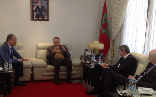 الشوباني يتباحث مع ممثل الاتحاد الأوروبي لحقوق الإنسان حول تطور التجربة المغربية في مجال الديمقراطية