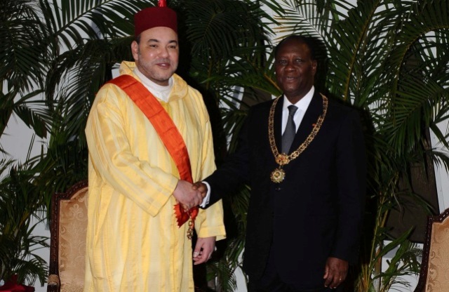 العاهل المغربي يهنيء رئيس الكوت ديفوار بفوز منتخب بلده بكأس افريقيا