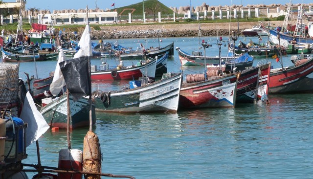 إنقاذ 13 صيادا مغربيا كانوا في وضعية صعبة بسواحل المحمدية