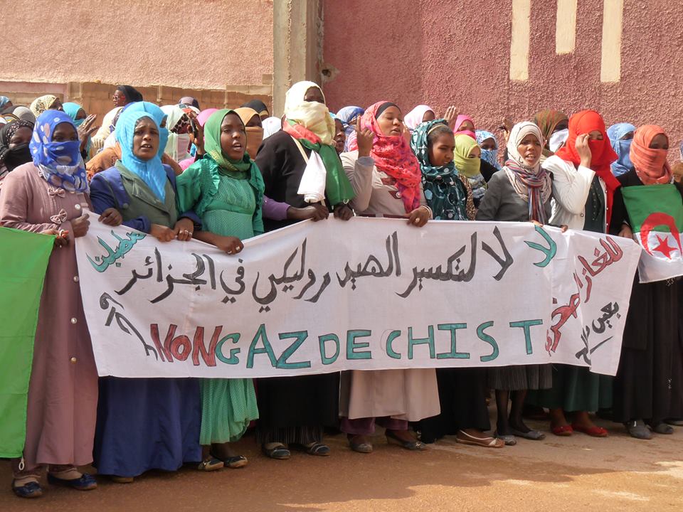 مسيرة مليونية بالجزائر لمناهضة استغلال الغاز الصخري