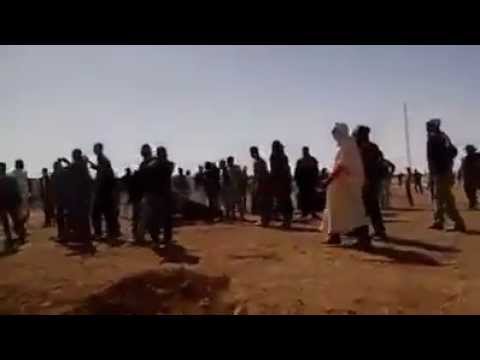الدرك و الجيش الجزائري يهاجم مدينة عين صالح بسبب إنتفاضة الغاز الصخري
