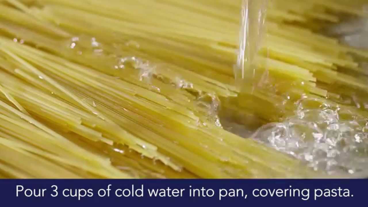 بالفيديو: معكرونة جديدة تمتص الماء وتطهى في دقائق
