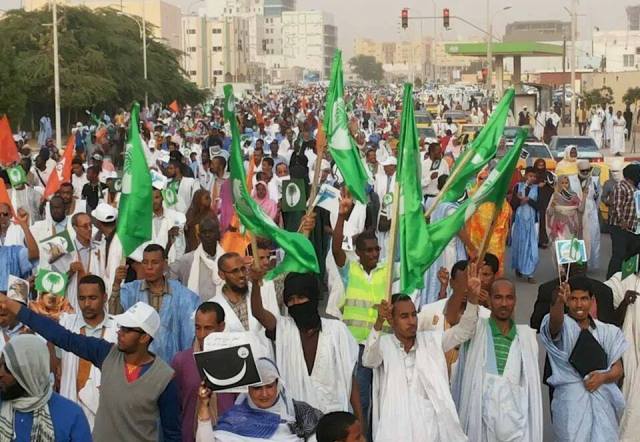 مسيرة كبيرة للمعارضة في نواكشوط تضامنا مع عمال 