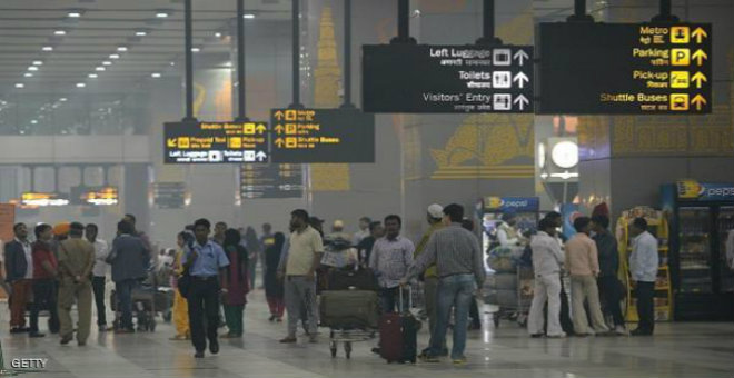 تسرب مادة مشعة في مطار هندي