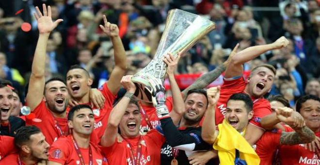 إشبيلية يحرز كأس مسابقة الدوري الأوروبي
