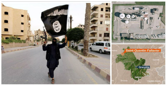 هجوم على مصنع للغاز في فرنسا تحت راية داعش
