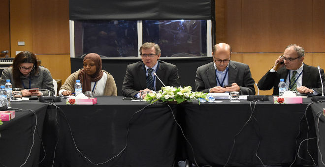 المبعوث الأممي يلتقي أعضاء مجلس النواب الليبي بالصخيرات