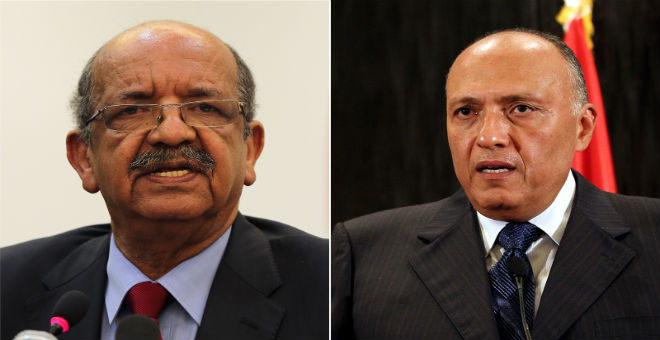 وزراء مصر والجزائر وإيطاليا في اجتماع لبحث الأزمة الليبية