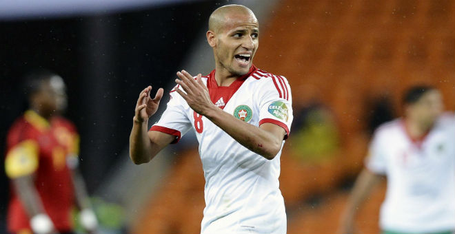 الاصابة تبعد الأحمدي عن مباراة المغرب أمام ليبيا