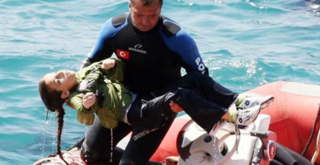 غرق مركب لمهاجرين سوريين قرب سواحل تركيا