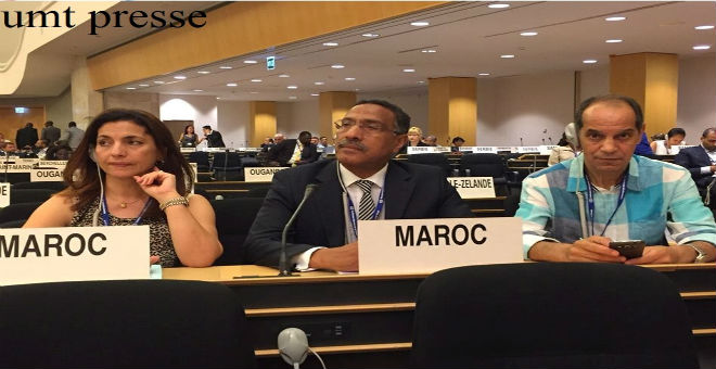 الاتحاد المغربي للشغل يشارك في مؤتمر منظمة العمل الدولية بجنيف