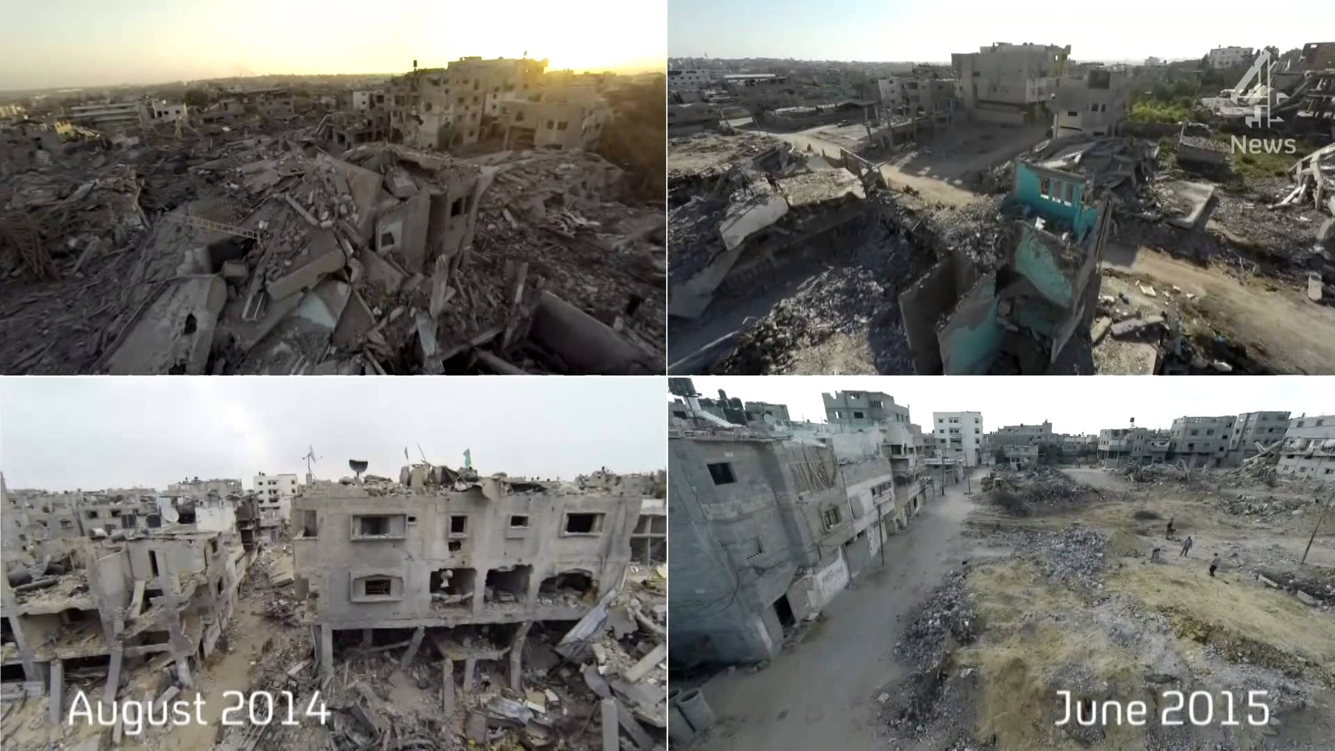 بالفيديو..غزة بعد عام من العدوان