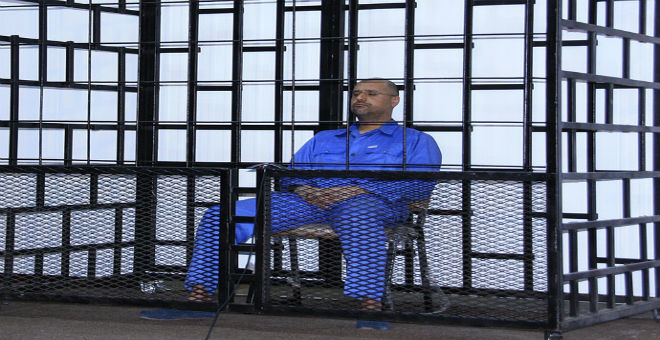 محكمة الاستئناف بطرابلس تحكم على سيف الإسلام والسنوسي بالإعدام