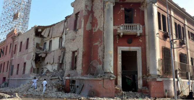 انفجار ضخم يهز القنصلية الإيطالية في القاهرة