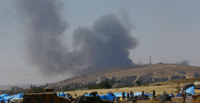 انفجار عنيف في بلدة سروج التركية الحدودية مع سوريا