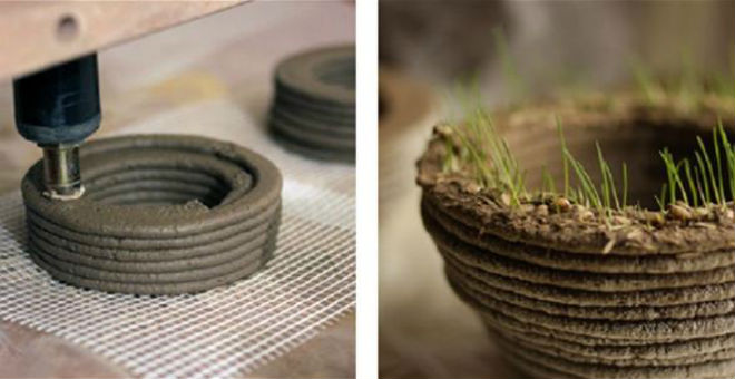بالصور: طابعة ثلاثية الأبعاد تنتج عشبا قابلا للنمو