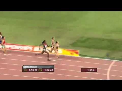العداءة المغربية العرافي تحل رابعة في سباق نهائي 800 متر