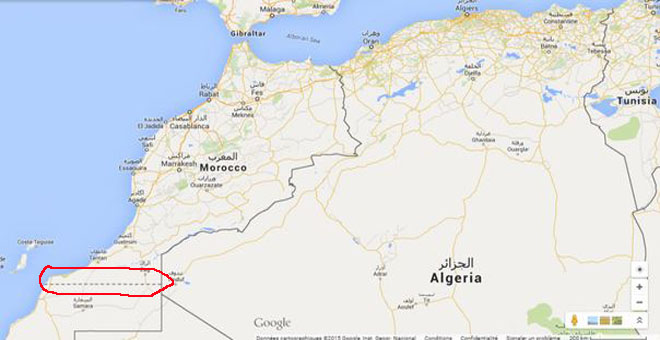 نشطاء مغاربة يطلقون عريضة للمطالبة بتصحيح خريطة المغرب على 