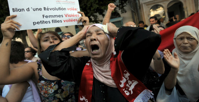 تقرير: تراجع طفيف في الحركات الاحتجاجية بتونس