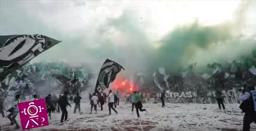 فيديو: احتفالية جماهير الرجاء البيضاوي في الديربي 119