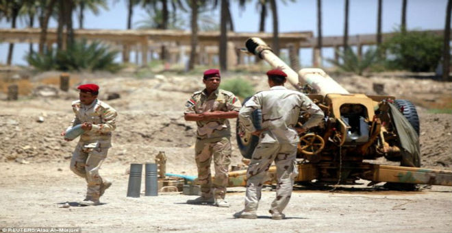 ضربات التحالف الأمريكي توقع 10 جنود عراقيين