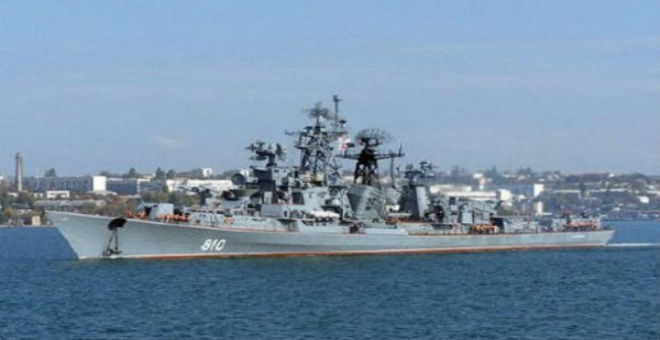مدمرة روسية تطلق النار على سفينة تركية ببحر إيجة
