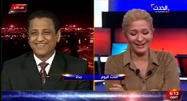 فيديو: وزير الإعلام اليمني يغازل مذيعة العربية على الهواء