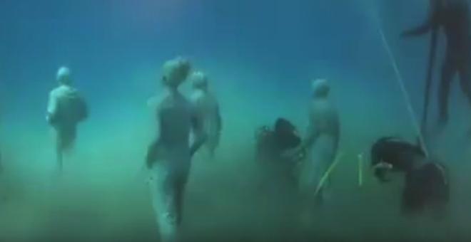 بالفيديو.. تجول تحت الماء مع أول متحف أوروبي بقاع البحر