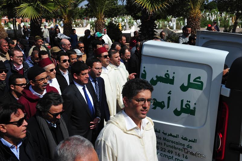 بالصور. وزراء وسياسيون وفنانون يشيعون جثمان سعيد الشرايبي