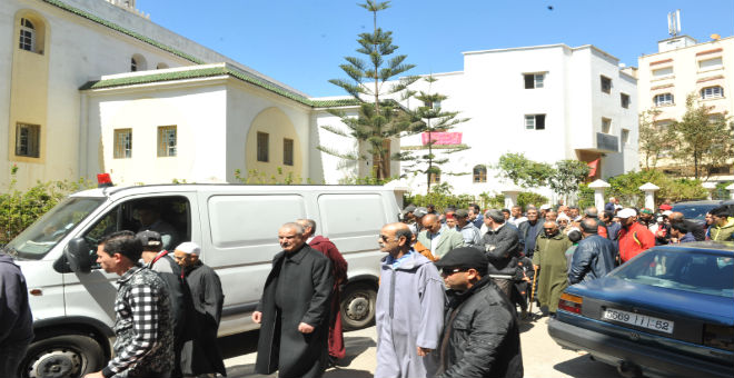 بالصور.. جنازة المغربية ضحية تفجيرات بروكسيل