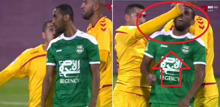 بالفيديو: اعتداء وحشي على محسن ياجور من طرف لاعب في الدوري القطري