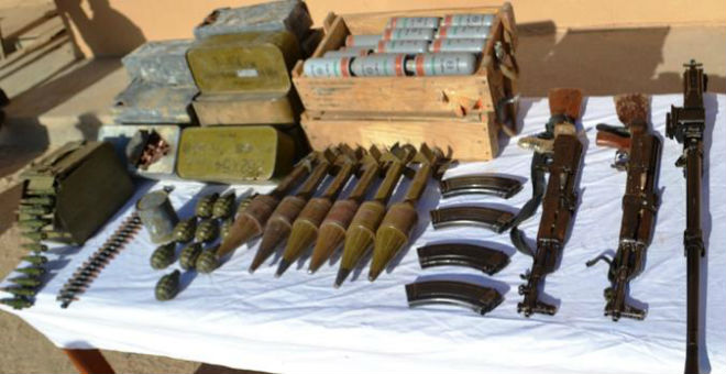 الجزائر: العثور على مخبأ ضخم للأسلحة يعود لتنظيم 