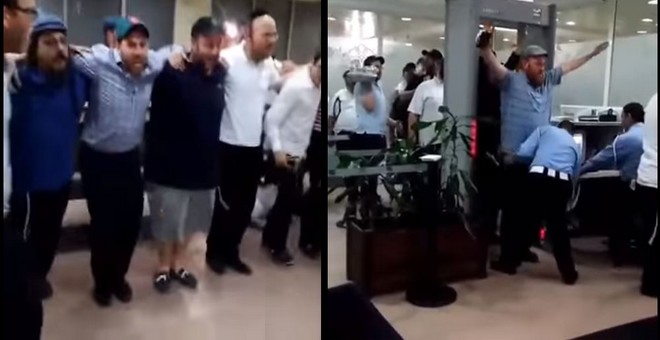 فرحة اليهود المغاربة بمطار محمد الخامس بعد دخولهم المغرب لأول مرة
