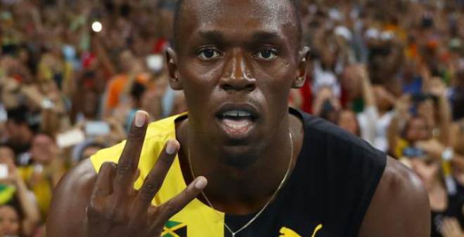 أسرع رجل في العالم ينتزع ذهبيته الثالثة في أولمبياد ريو2016